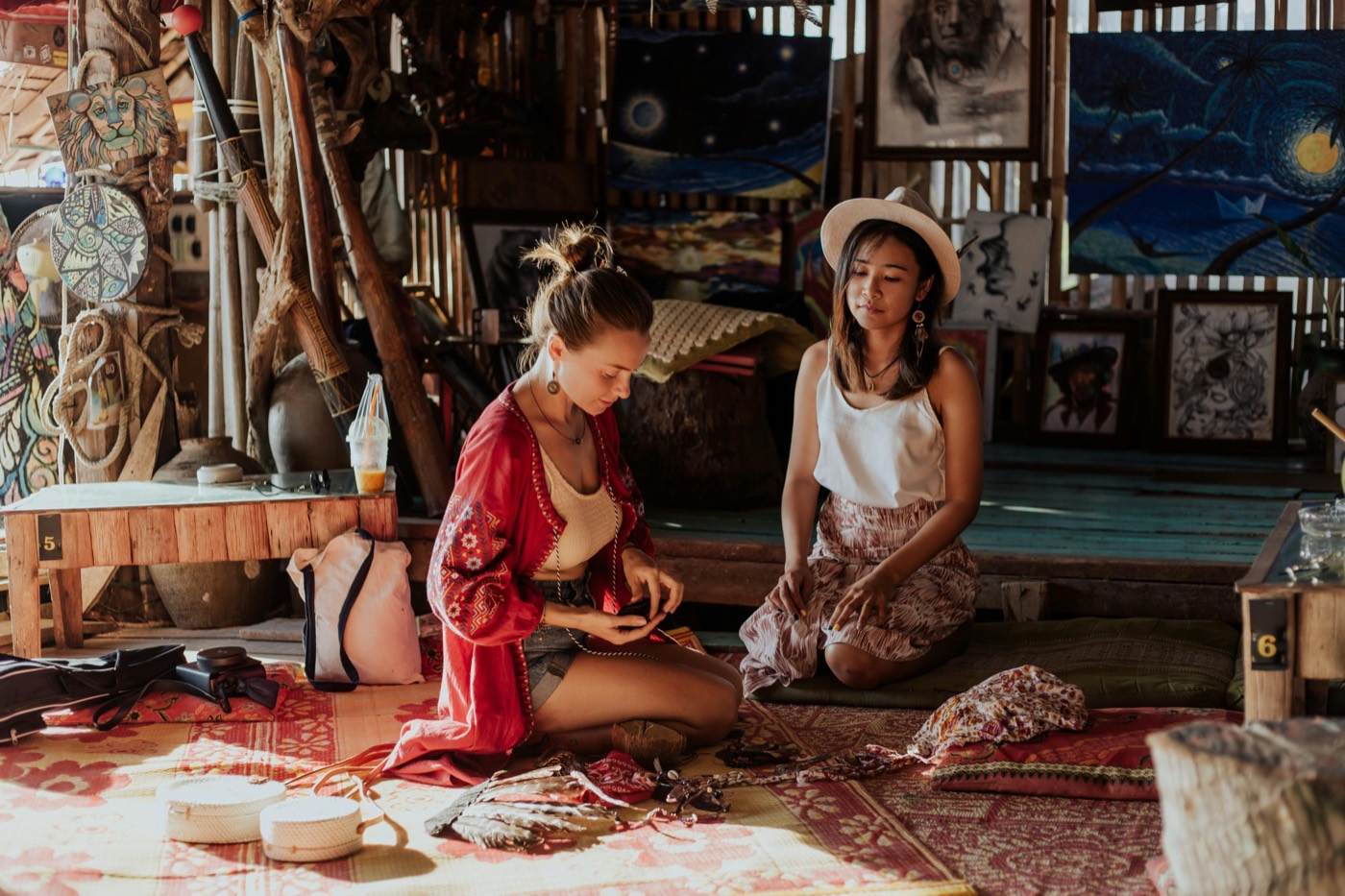 Local artisans at work on Ko Yao Noi